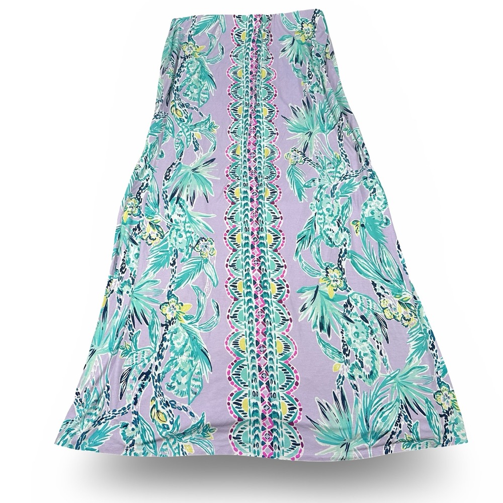 Lilly Pulitzer Maxi Skirt - It's Impawsible Print